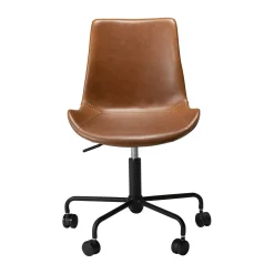 Online DAN-FORM - HYPE Office Stol - Vintage lysebrun kunstlæder