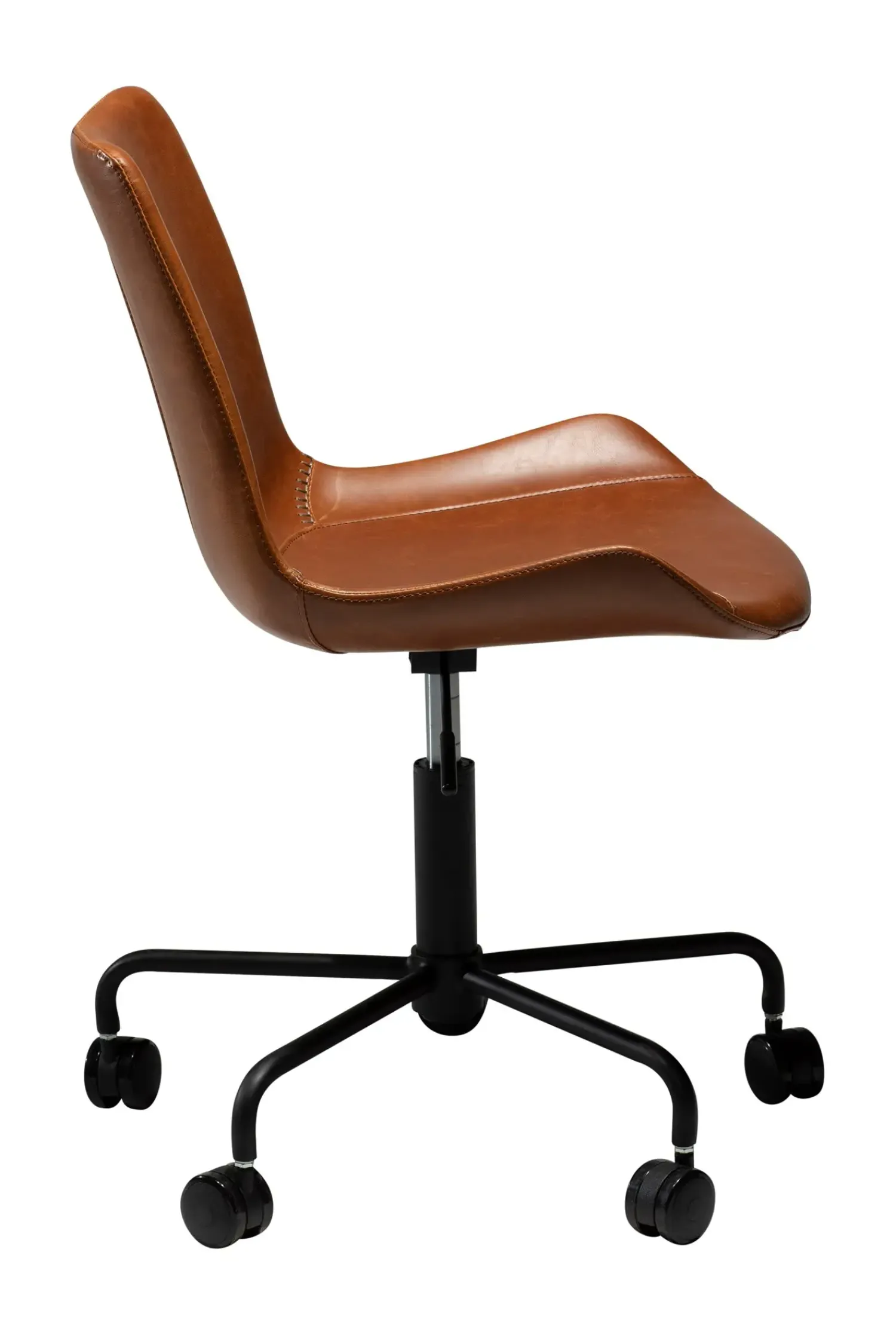 Online DAN-FORM - HYPE Office Stol - Vintage lysebrun kunstlæder