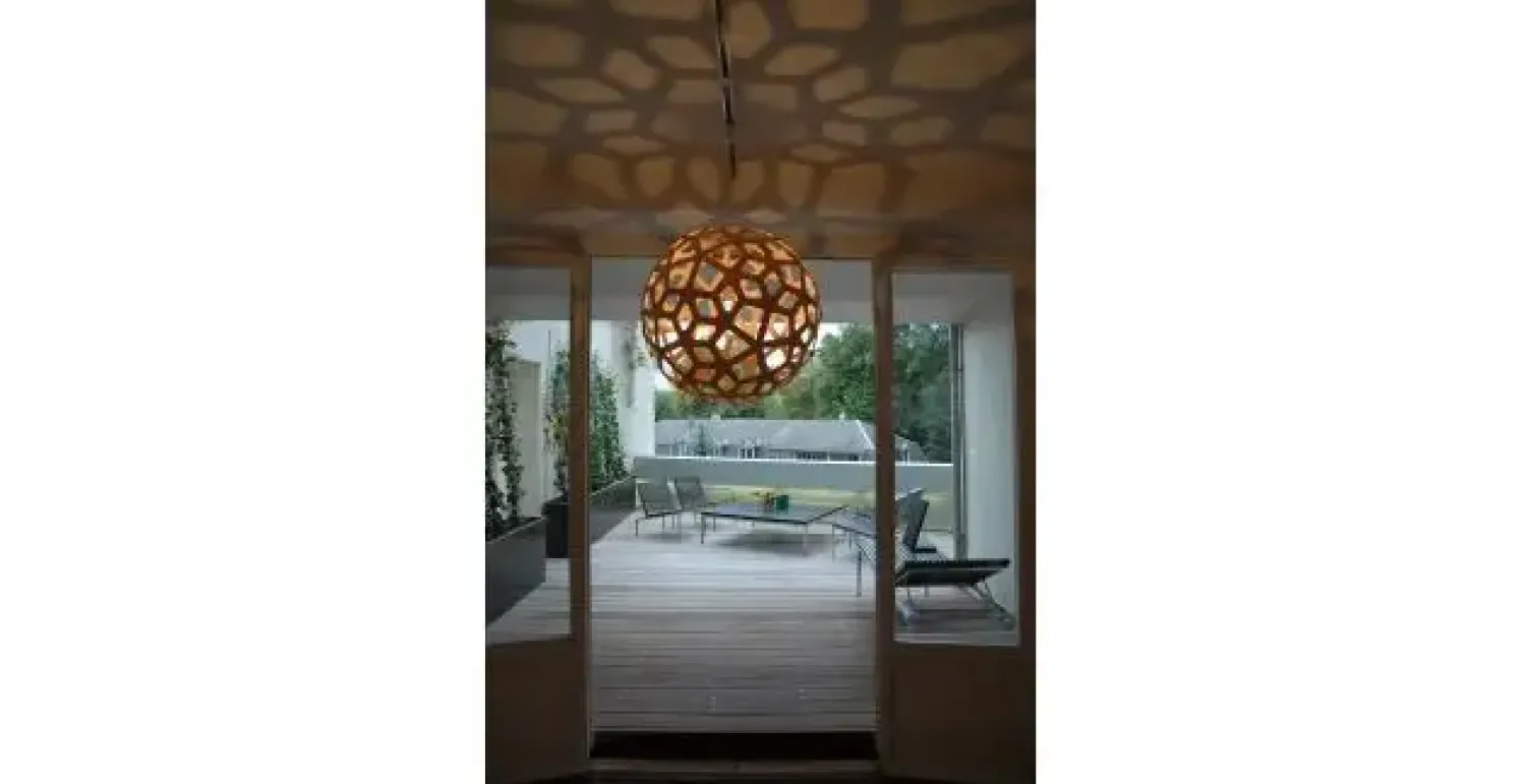 Discount David Trubridge - Coral Pendel - Caramel Ø 60 cm
