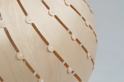 Hot David Trubridge - Ebb Bounce Lampe, natur