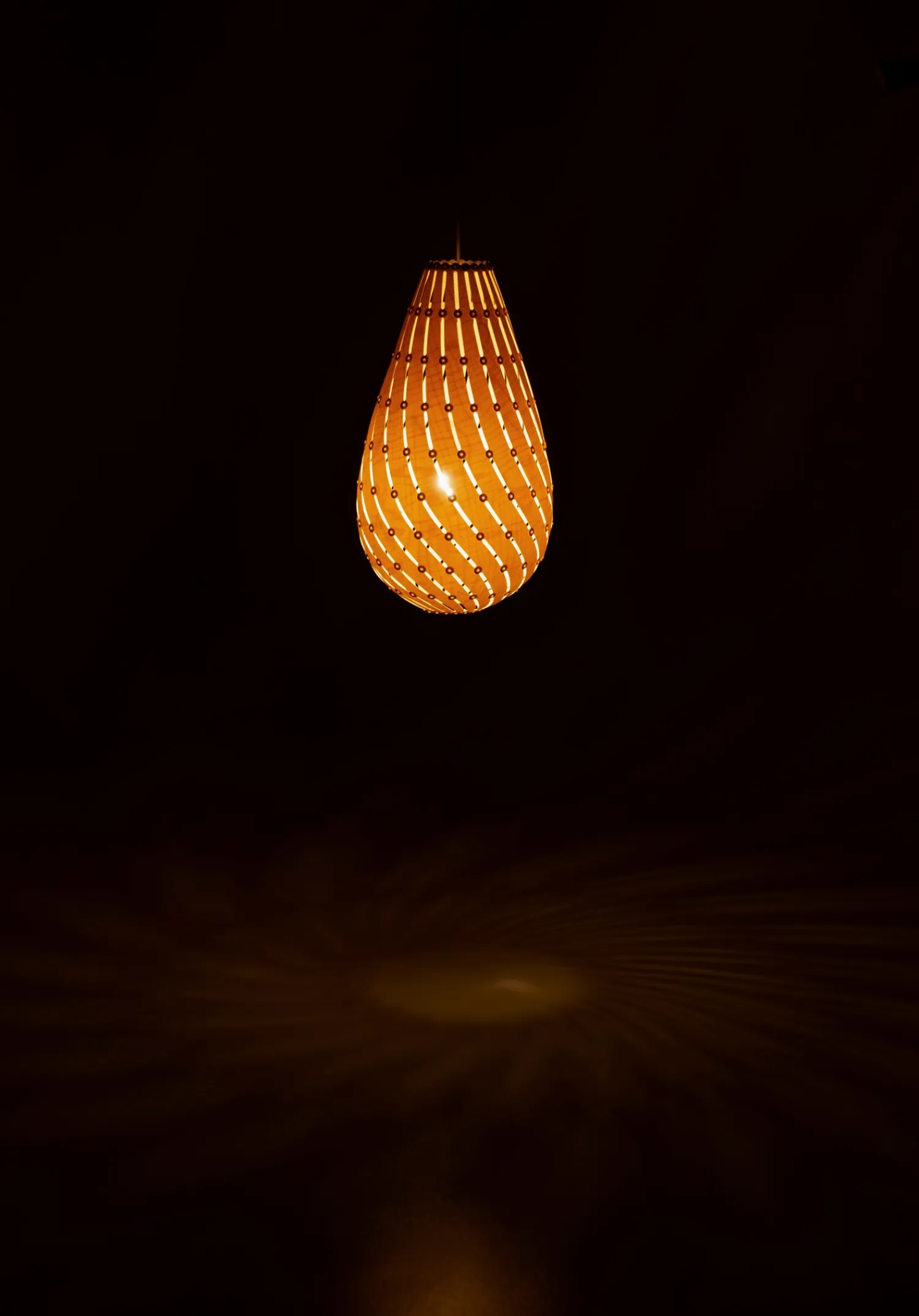 Sale David Trubridge - Ebb Drop Lampe, natur