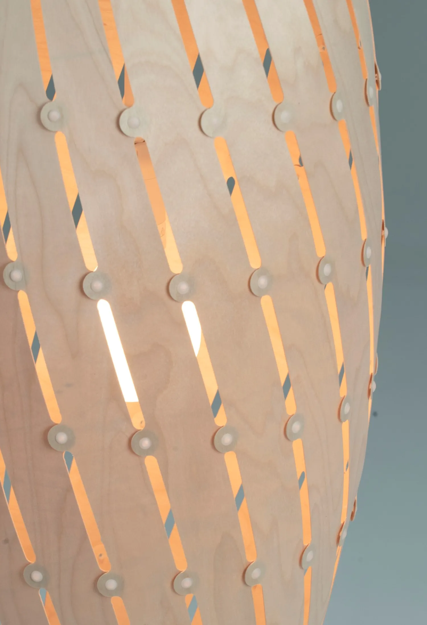 Sale David Trubridge - Ebb Roll Lampe, natur