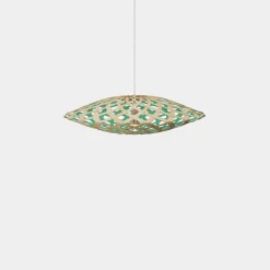 New David Trubridge - Flax Pendel - Aqua, 80 cm