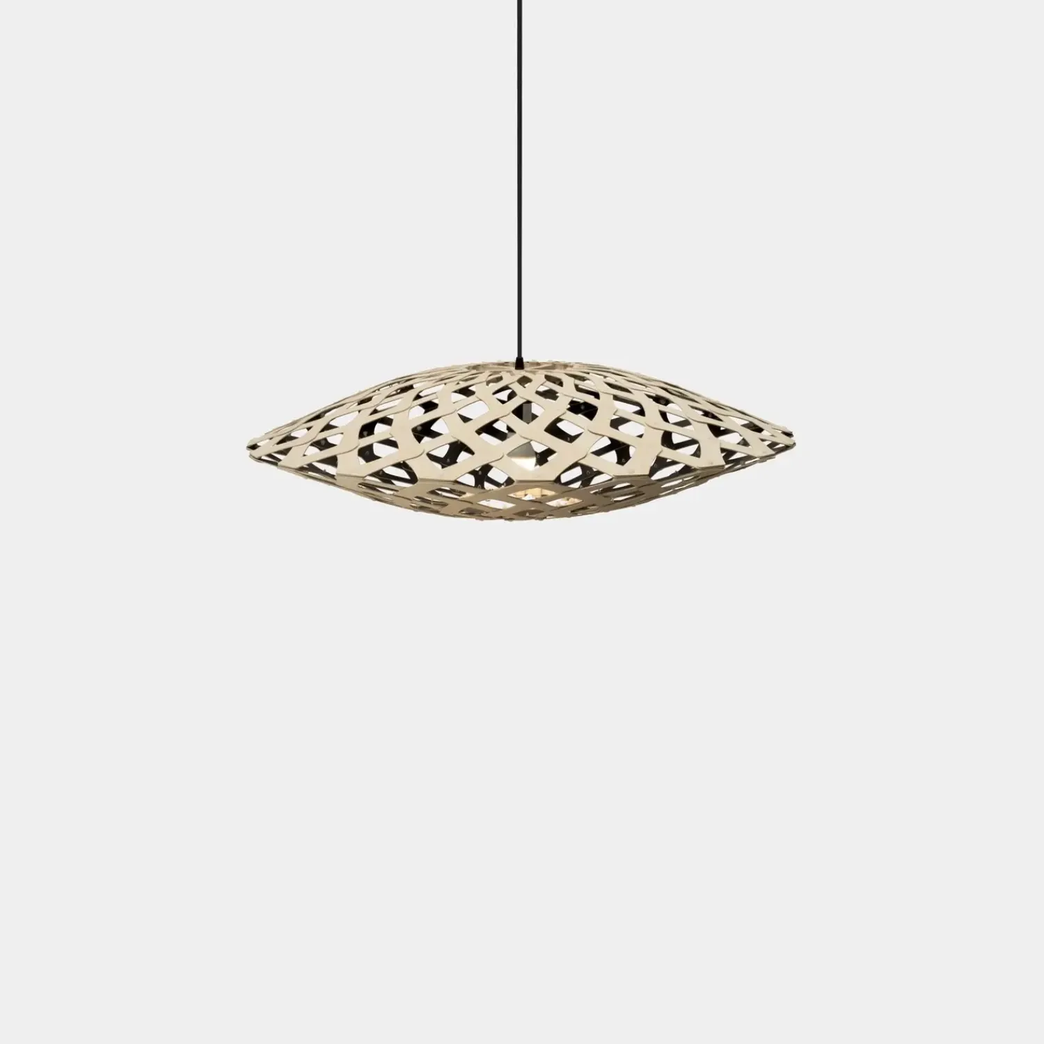 Sale David Trubridge - Flax Pendel - Black/Natur, 80 cm