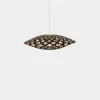 New David Trubridge - Flax Pendel - Black/Natur, 80 cm