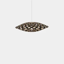 New David Trubridge - Flax Pendel - Black/Natur, 80 cm
