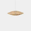 David Trubridge - Flax Pendel - Orange, 80 cm