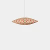Hot David Trubridge - Flax Pendel - Red, 80 cm