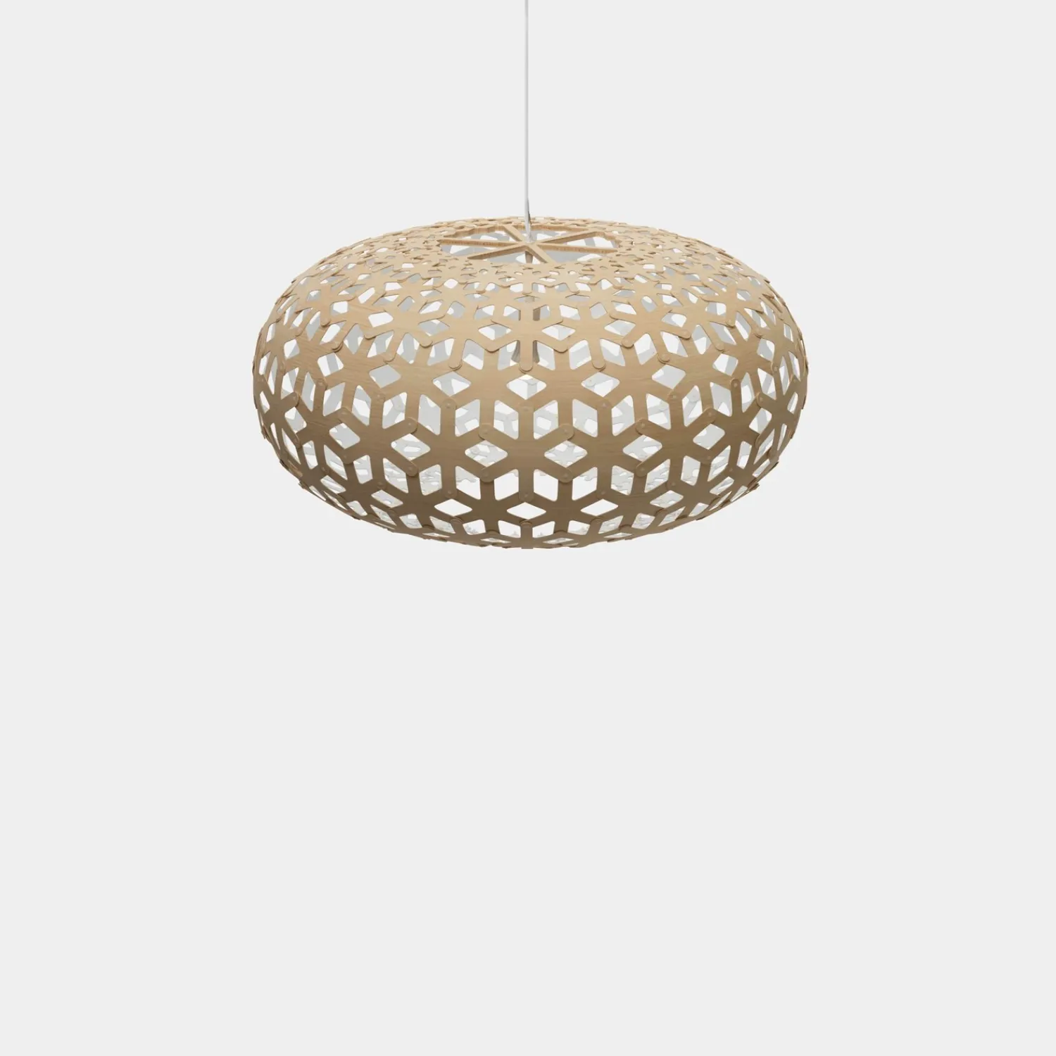 Online David Trubridge - Snowflake 80cm - Hvid/natur