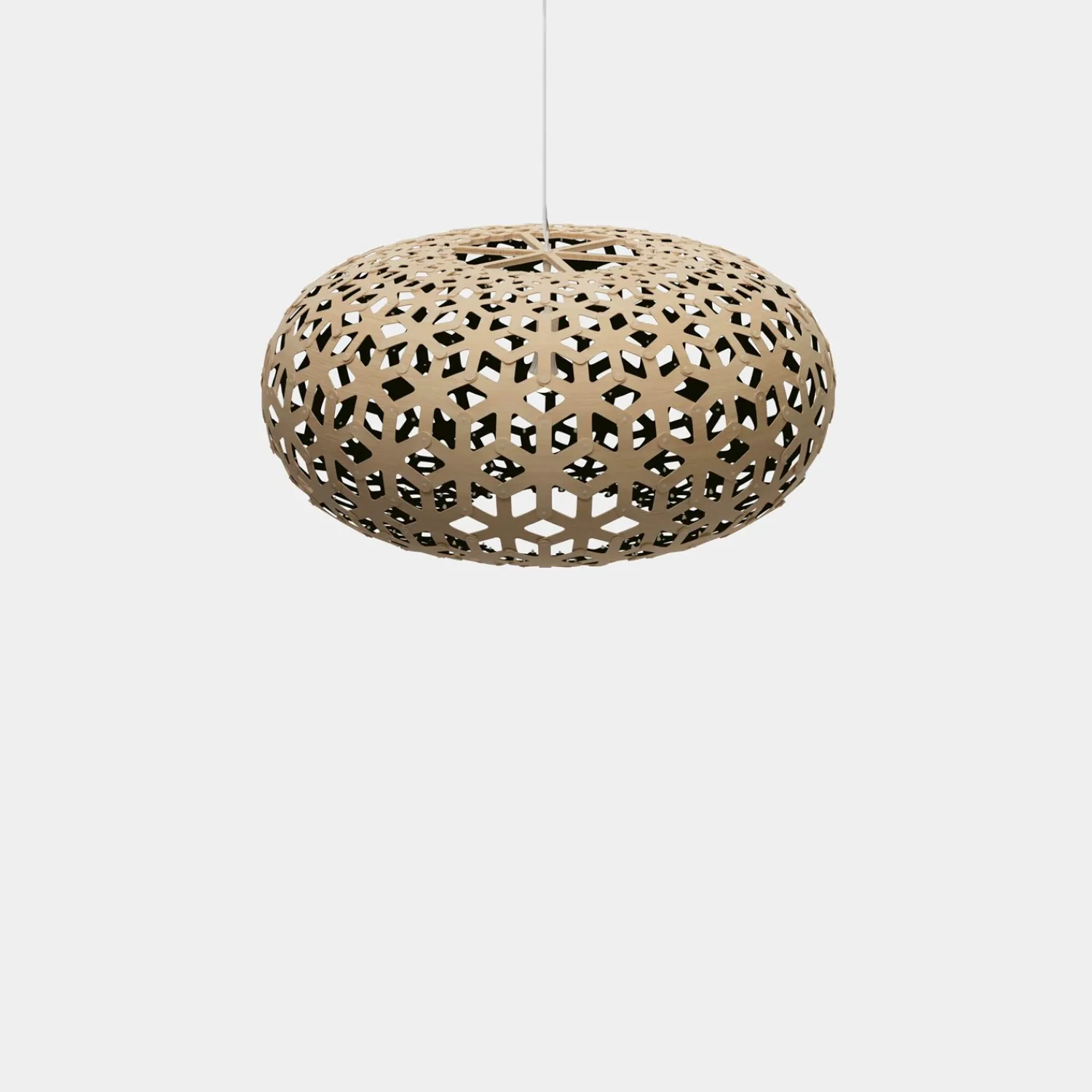Clearance David Trubridge - Snowflake 80cm - Black/Natur