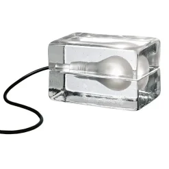 Clearance Design House Stockholm - Block Lampe. Glas blok lampe