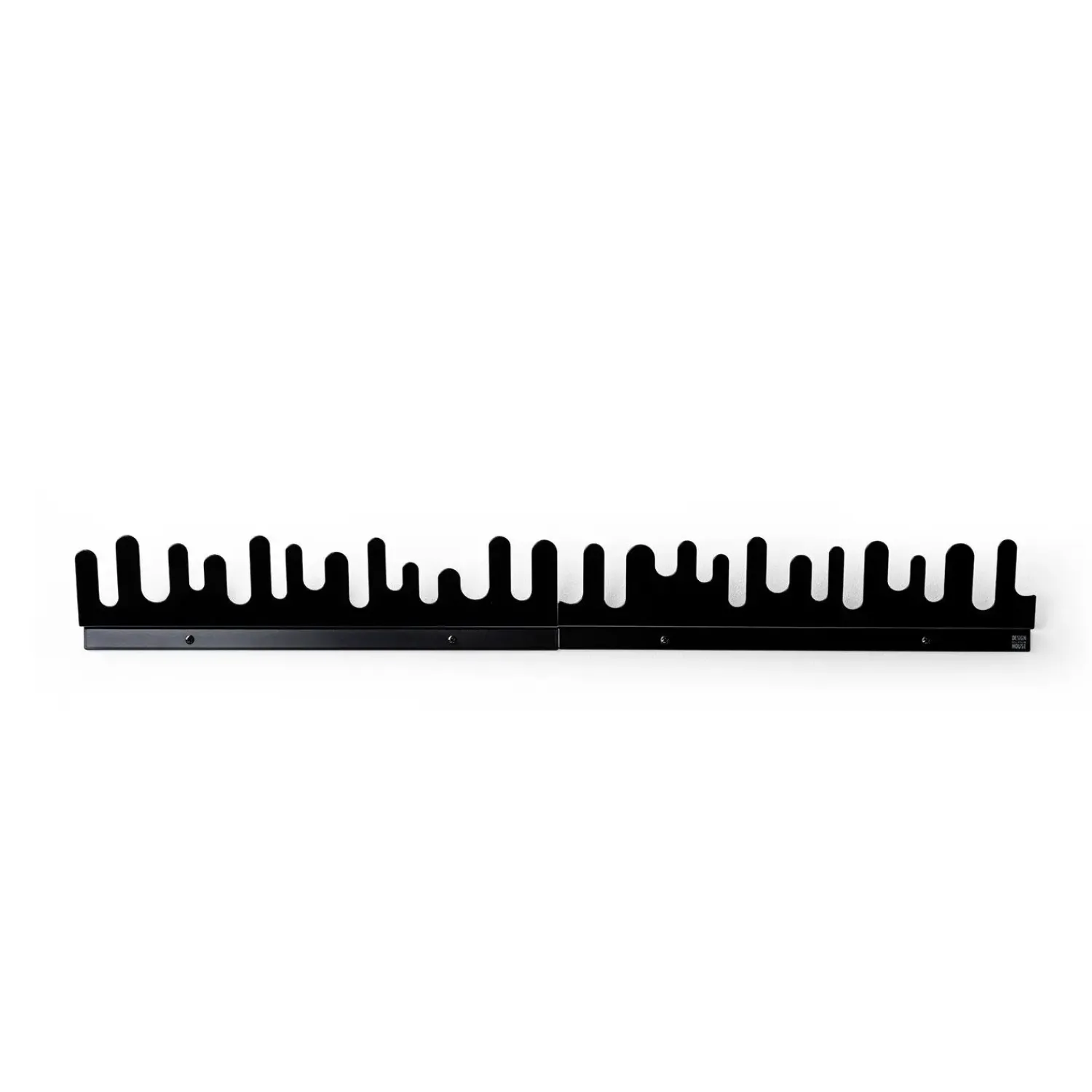 Clearance Design House Stockholm - Wave Hanger knagerække - Sort