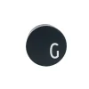 New Design Letters - iphone oplader - Charger - "G" - Sort