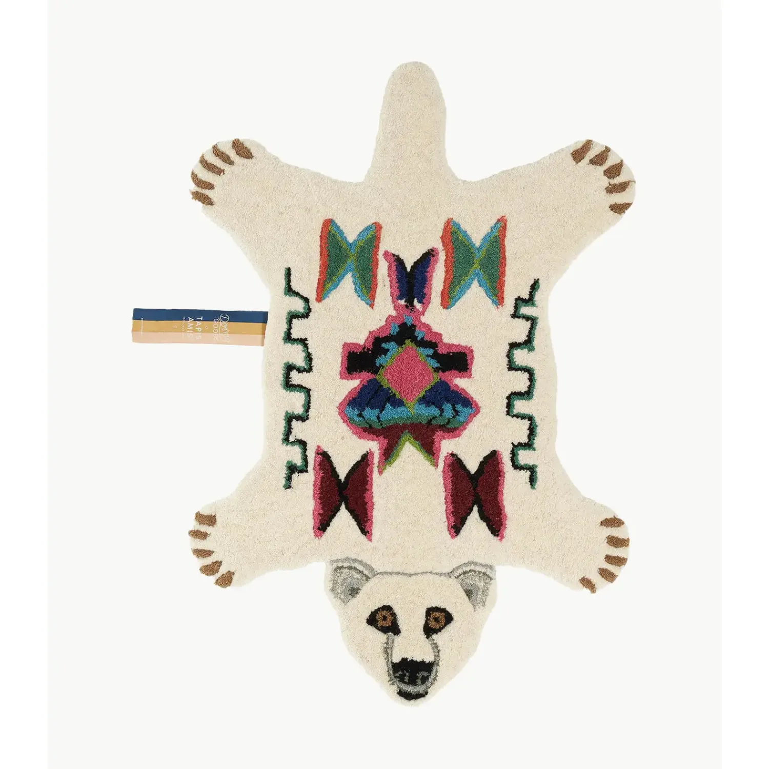 Discount Doing Goods - Isbjørne tæppe - Kasbah Polar Bear - Small - 95 x 65 cm