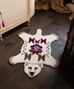 Discount Doing Goods - Isbjørne tæppe - Kasbah Polar Bear - Small - 95 x 65 cm