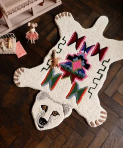 Discount Doing Goods - Isbjørne tæppe - Kasbah Polar Bear - Small - 95 x 65 cm