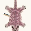 Best Doing Goods - Lilly Leopard Gulvtæppe - Small - Pink - 92 x 62 cm