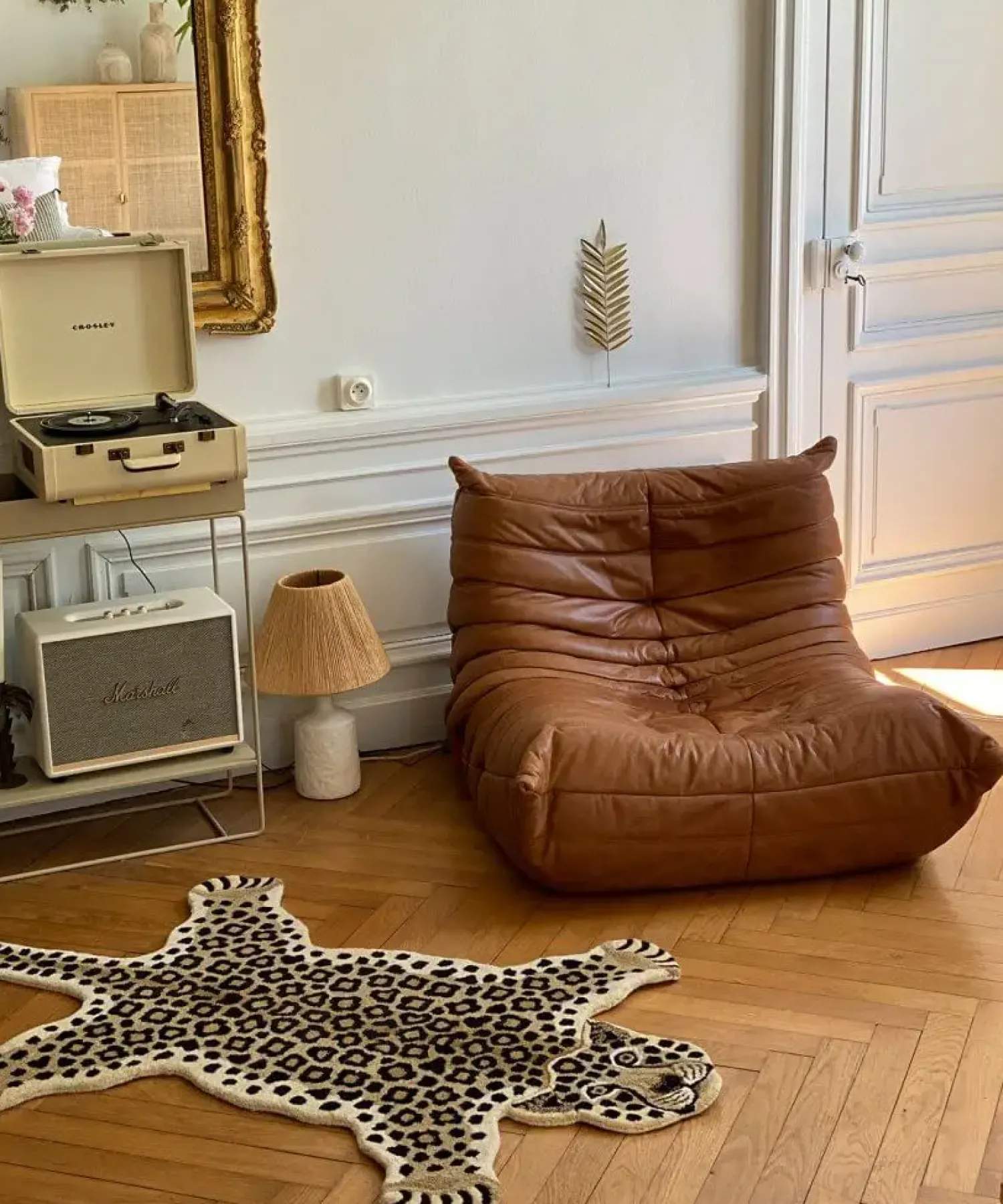 Best Doing Goods - Lilly Leopard Gulvtæppe - Large - brun