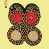 New Doing Goods - Looney Leopard Butterfly Gulvtæppe - Large