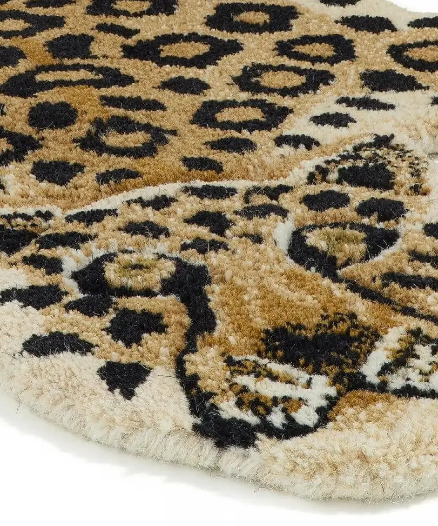 Outlet Doing Goods - Loony Leopard tæppe - Small - 92 x 63 cm