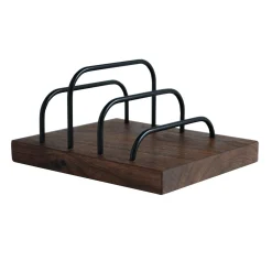 Sale Dot Aarhus - Brass Dock - Tabletholder - Valnød/Sort