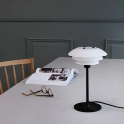 Hot Dyberg Larsen - DL20 Bordlampe - Hvid/Sort