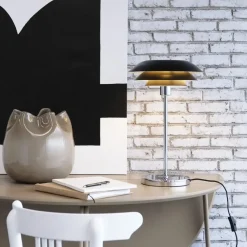 Sale Dyberg Larsen - DL31 Bordlampe - Mat sort, Ø: 31 cm x H: 50 cm