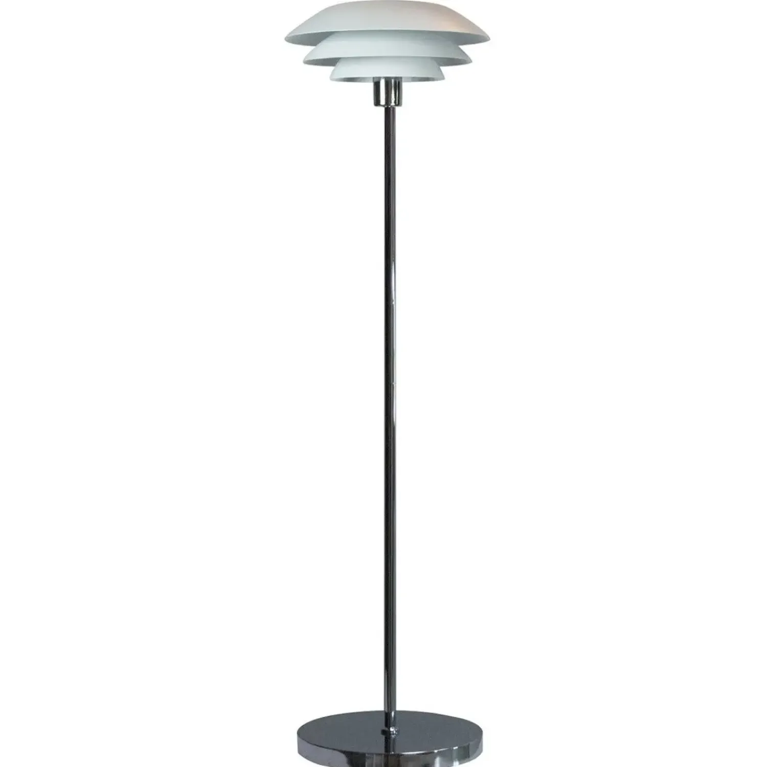 New Dyberg Larsen - DL31 Gulvlampe - Mat hvid, 133 cm