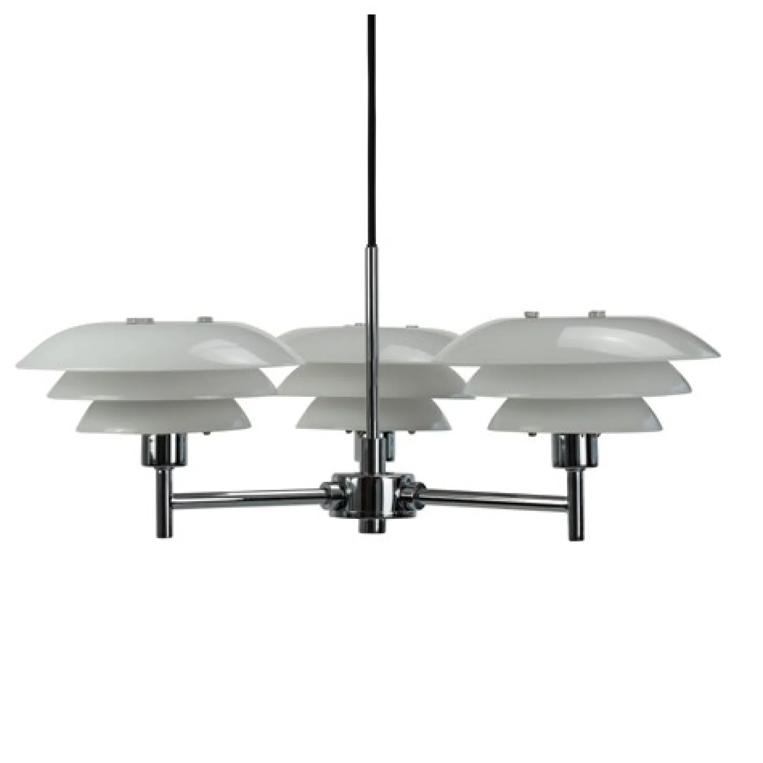 Clearance Dyberg Larsen - DL20 lysekrone - Opal/Krom