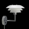 Outlet Dyberg Larsen - DL20 væglampe - Opal/Krom