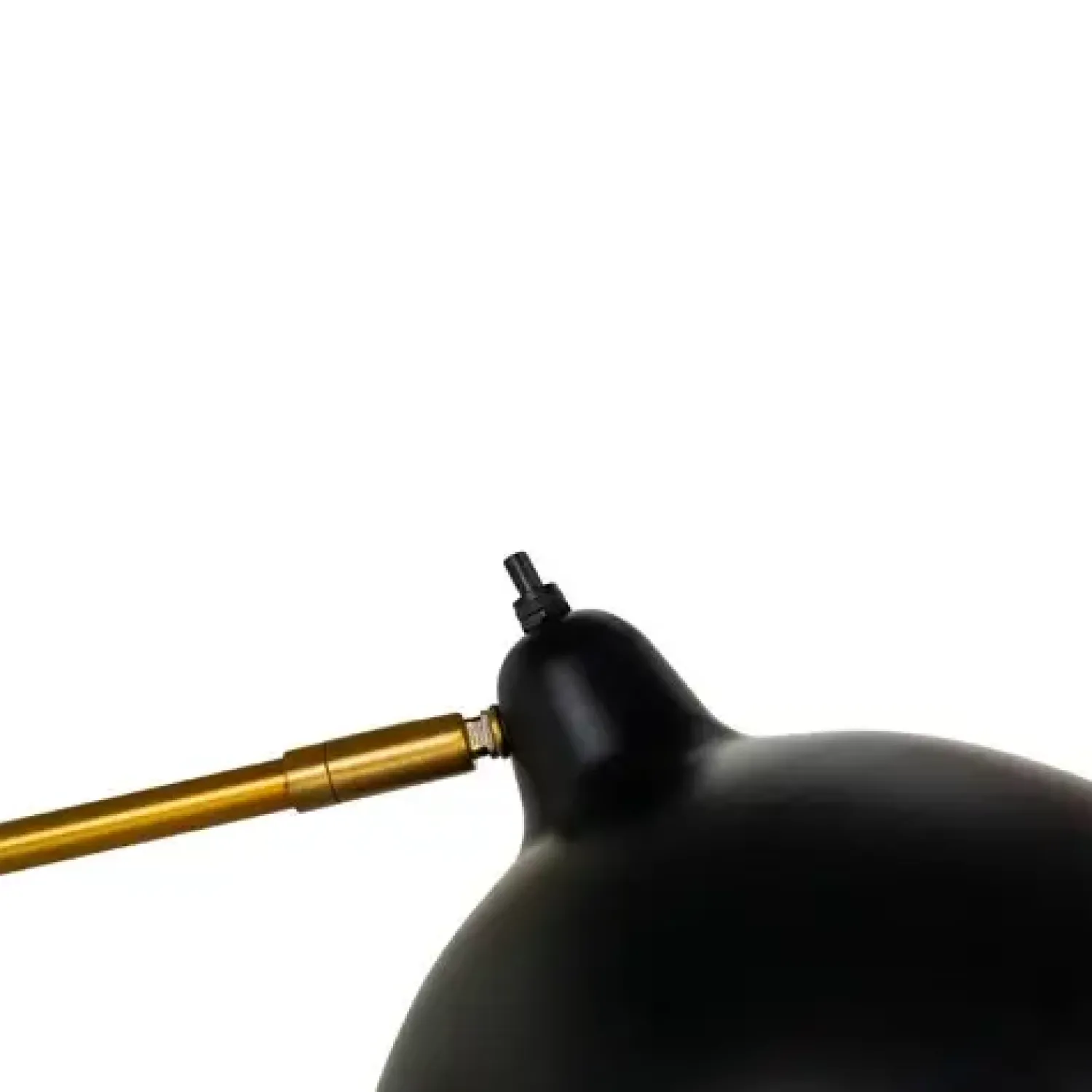 Online Dyberg Larsen - Futura Antik Brass Floor gulvlampe Sort og mørk messing