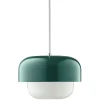 Online Dyberg Larsen Dyberg-Larsen - HAIPOT pendel Lampe - Mørkegrøn, Ø23 cm H: 15 cm