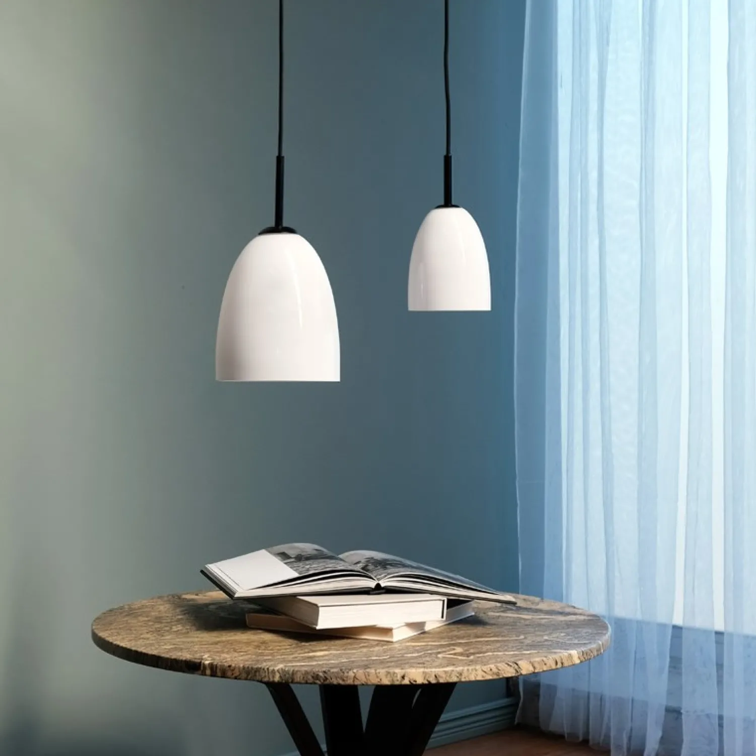 Best Dyberg Larsen - Jazz pendel D12 - Opal/Sort