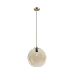 Discount Dyberg Larsen - Loop pendel amber D25