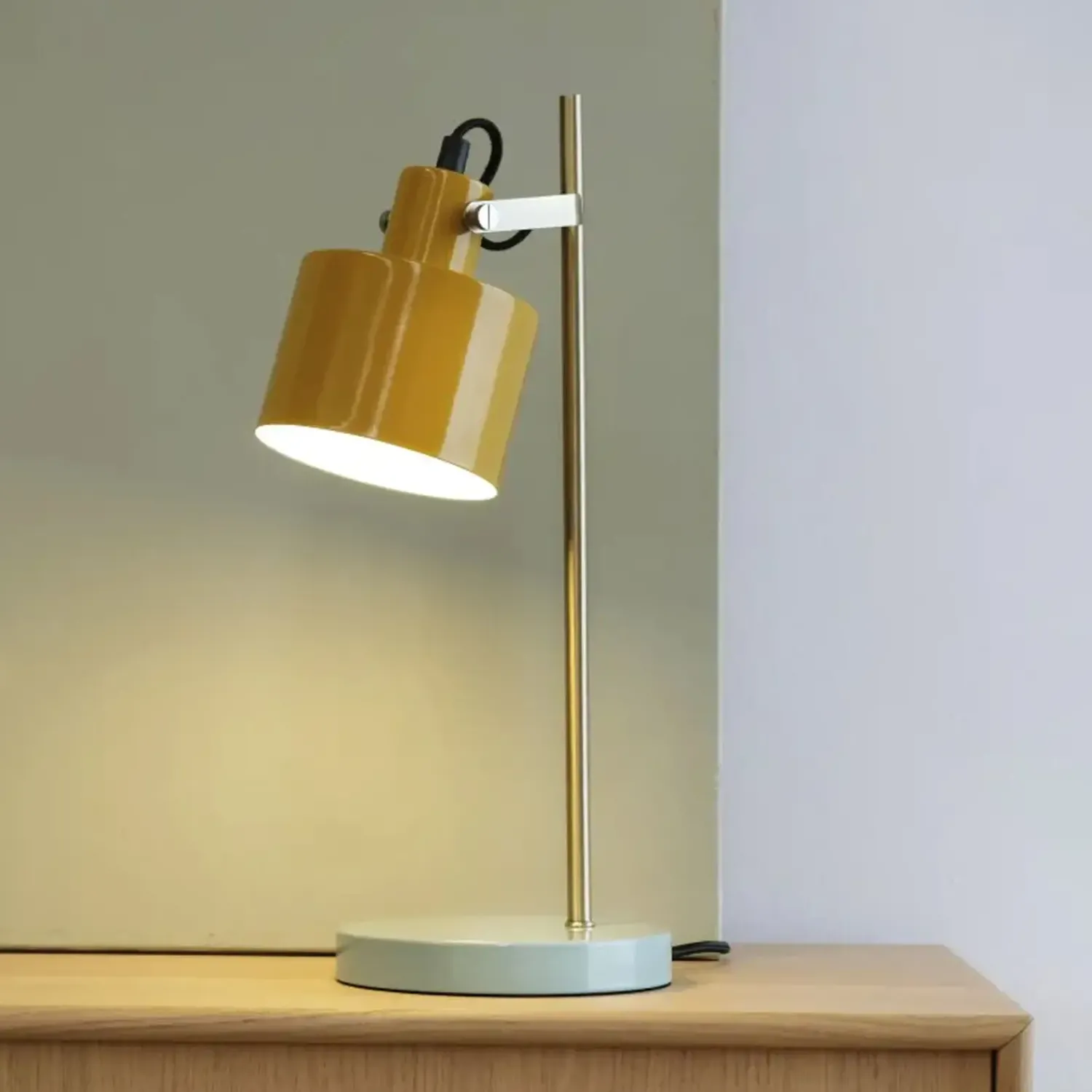 Best Dyberg Larsen - Ocean bordlampe - Karry/Turkis - gul og blå