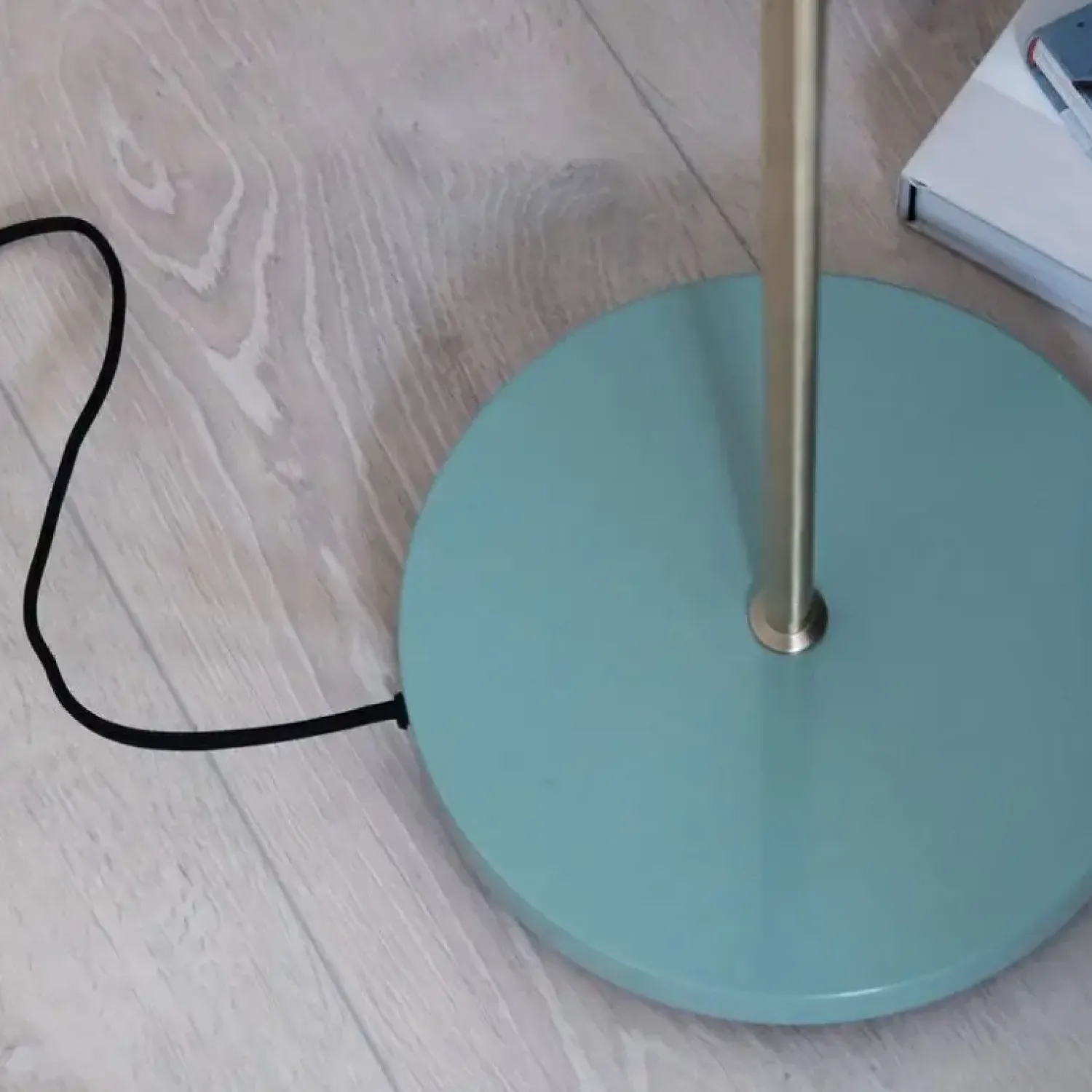 Outlet Dyberg Larsen - Ocean Gulvlampe - Karry/Turkis, 160 cm