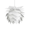 Discount Dyberg Larsen - PineApple Pendel Lampe - Small - Hvid, 30 x 35 x 35 cm