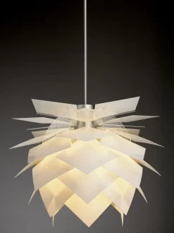 Hot Dyberg Larsen - PineApple Pendel - Medium - Hvid - Loftlampe