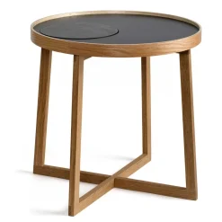 Online By Wirth Ekta Living - Granit Plade til Bakkebord - Tray table - Sort