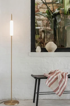 By Wirth Ekta Living - Gulvlampe - Dunhammer - Pale Brass