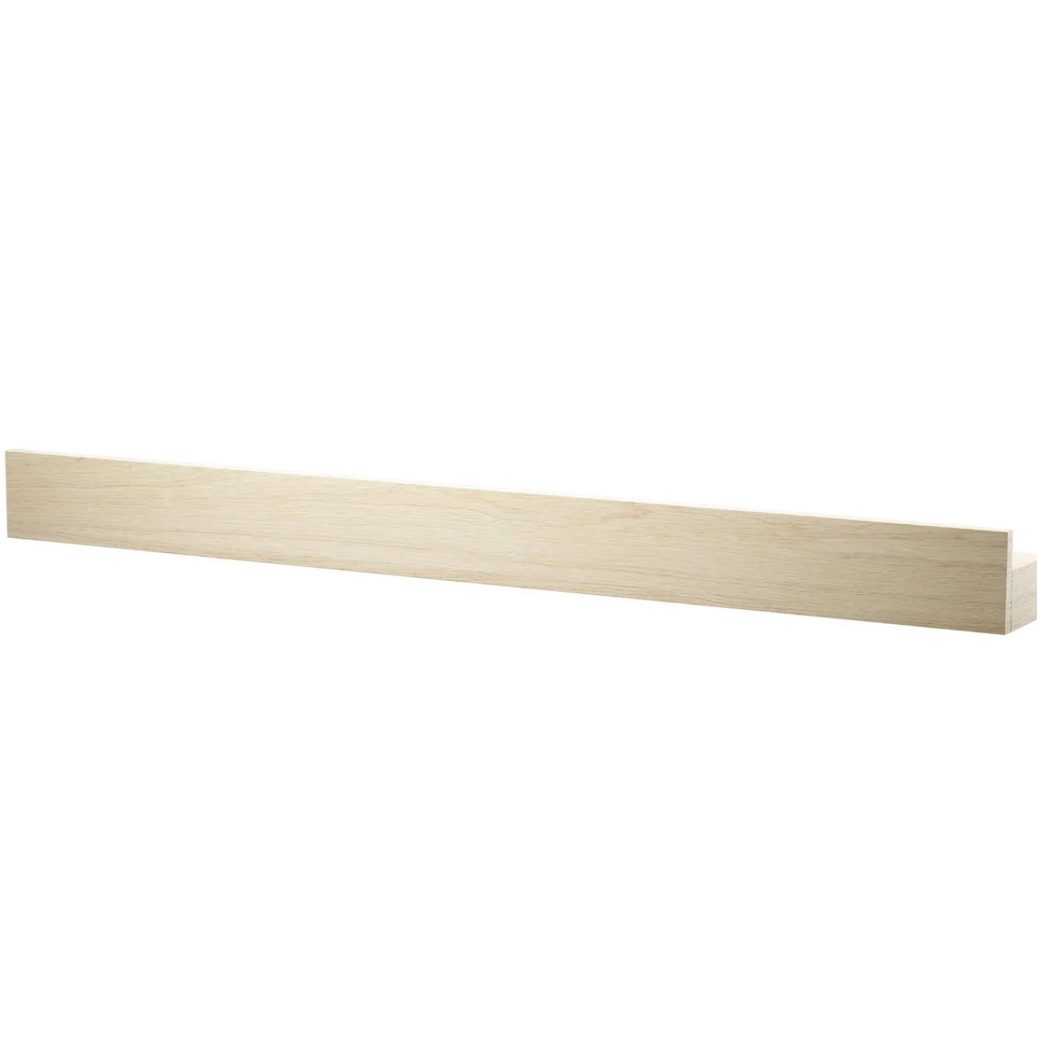 Online By Wirth Ekta Living - Knivmagnet Hylde - Magnet Shelf - Nature Eg - 60 cm