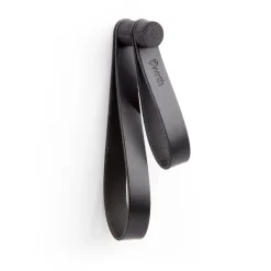 By Wirth Ekta Living - Multikrog - Double loop - Sort - Sæt med 2 kroge