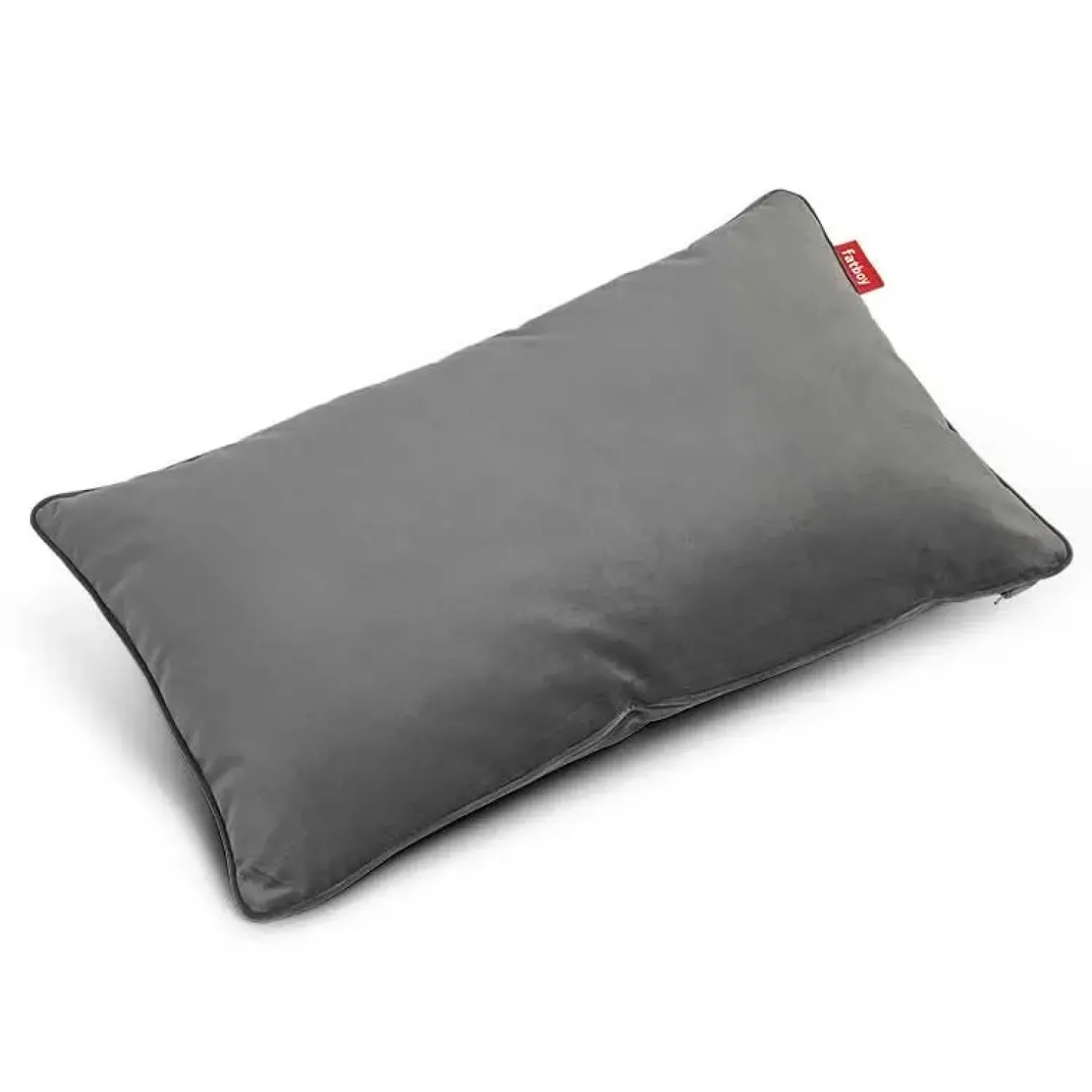 Discount Fatboy - Fløjl pude, Velvet king kollektion, Taupe/grå, 66 x 40 cm.