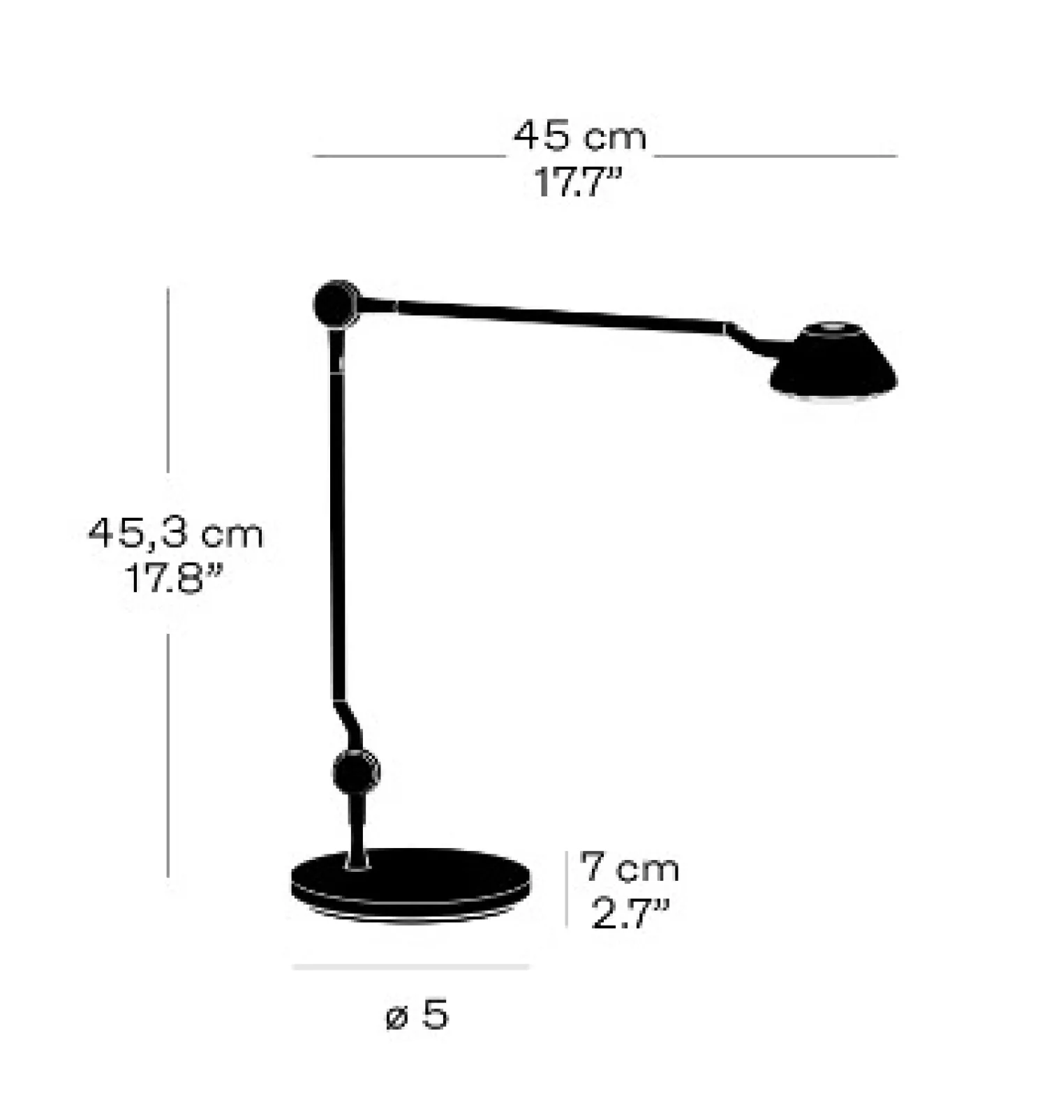 Clearance Fritz Hansen - Bordlampe - AQ01 - Blå