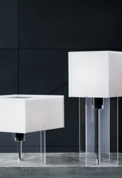 Hot Fritz Hansen - Bordlampe - Cross-Plex - Opal - T-300 Small
