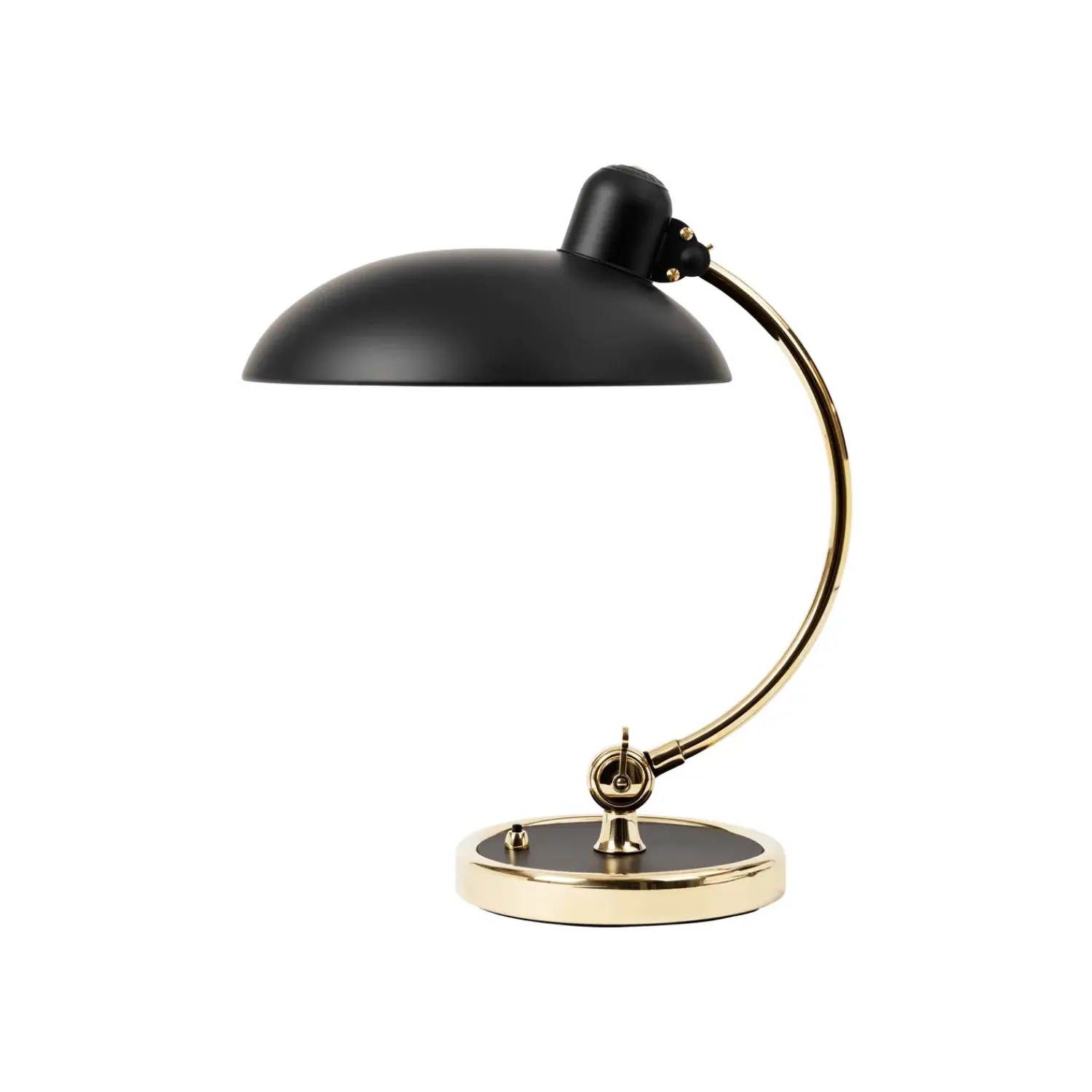 Sale Fritz Hansen - Bordlampe - Kaiser Idell 6631-T - Mat Sort/Messing