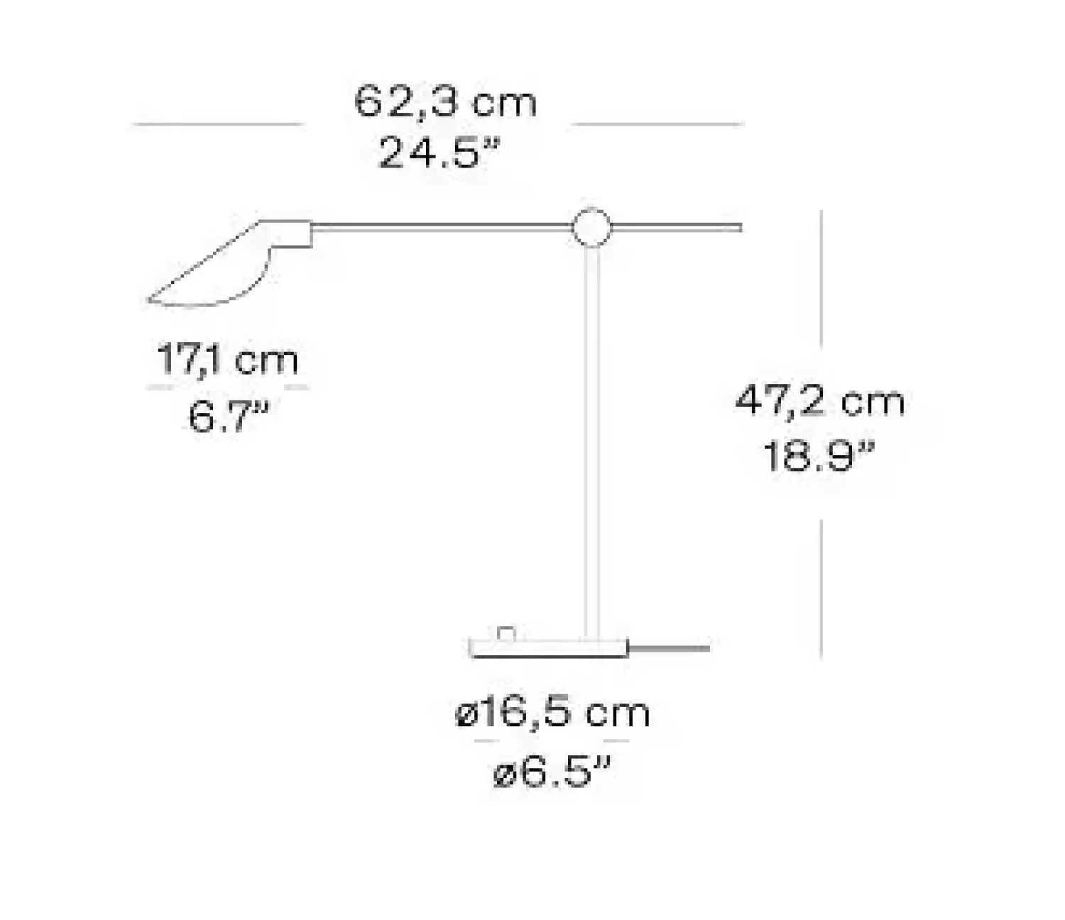 New Fritz Hansen - Bordlampe - MS021 - Sort