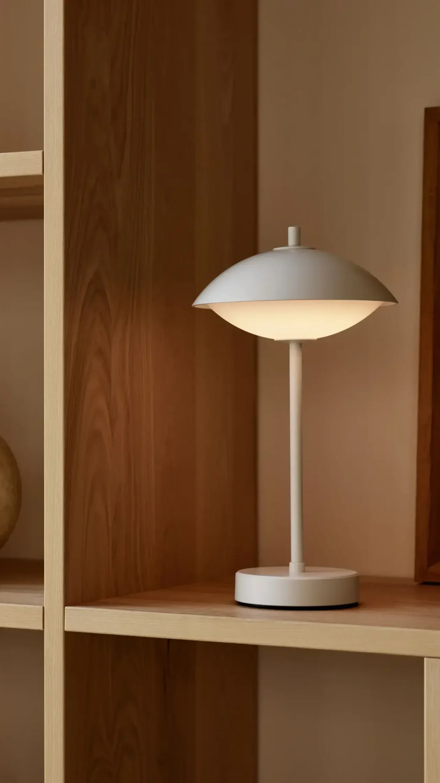 Hot Fritz Hansen - Bordlampe - Musling™ Portable - Blå