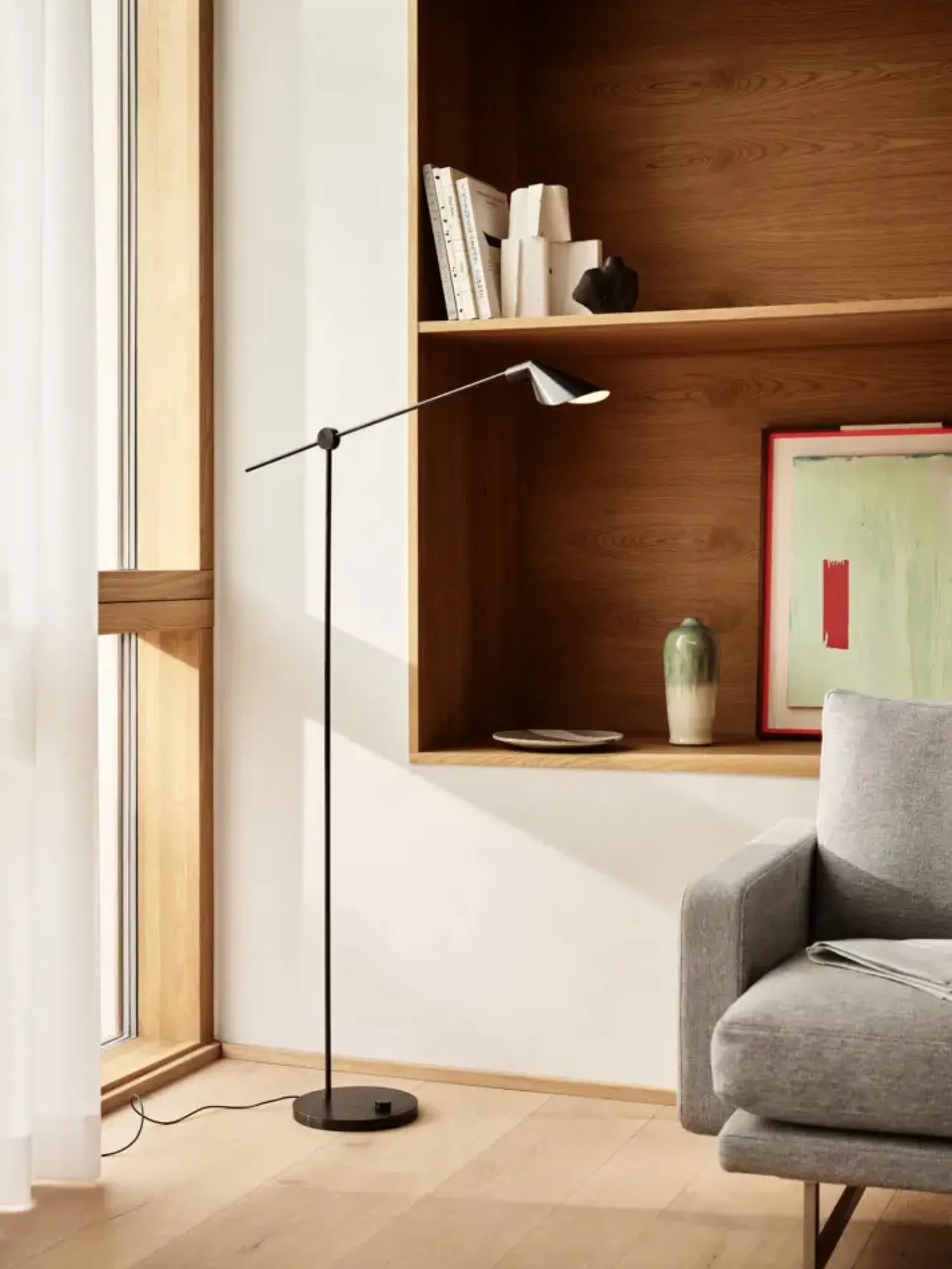 Clearance Fritz Hansen - Gulvlampe - MS011 - Sort