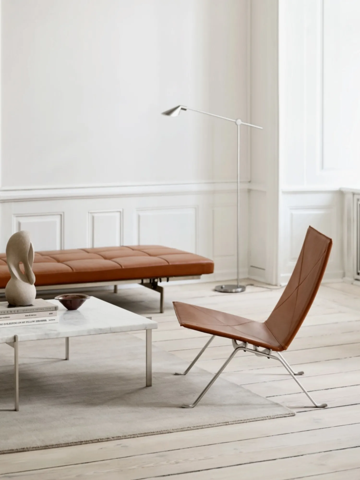 New Fritz Hansen - Gulvlampe - MS011 - Stål